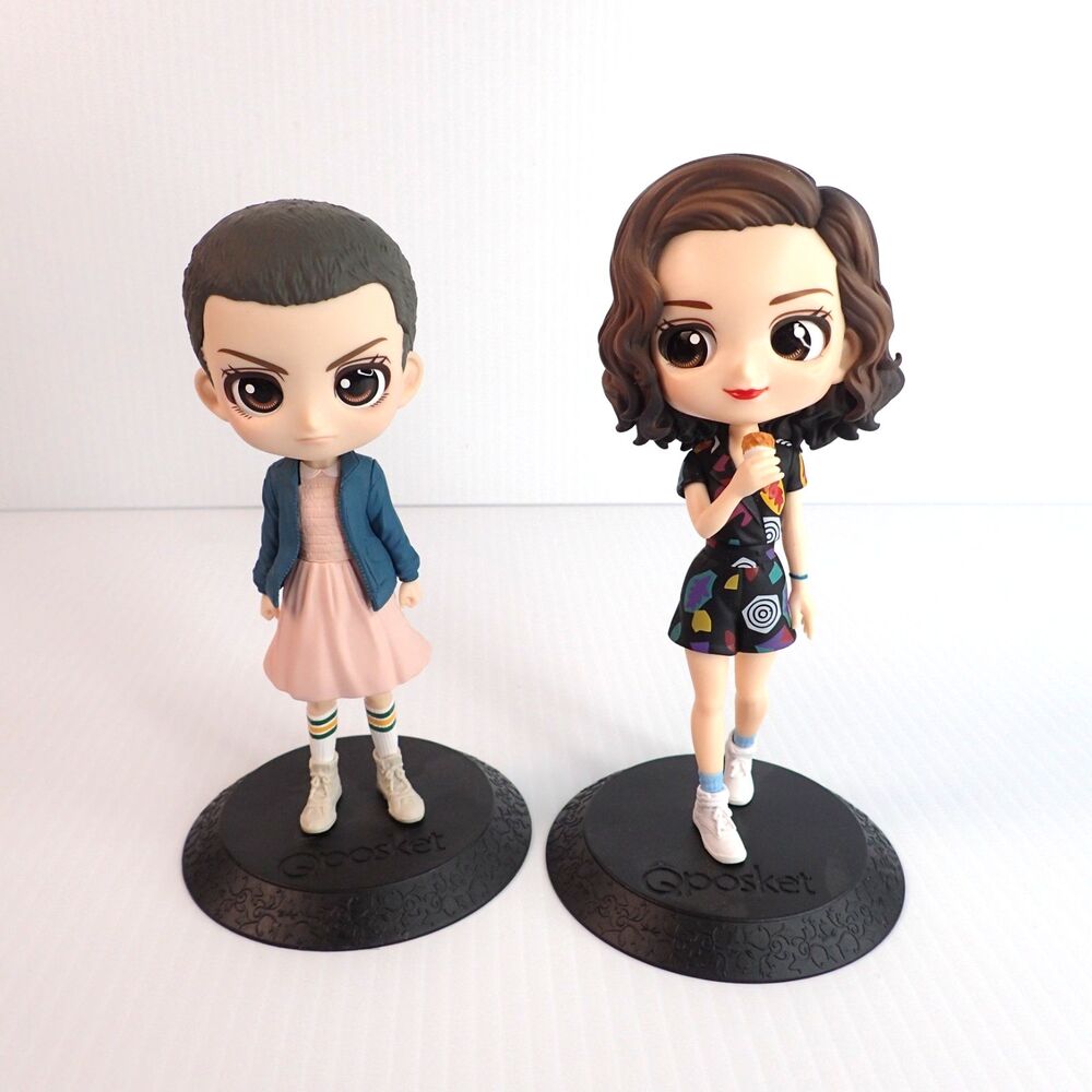 Stranger Things Eleven 11 Action Figures Season 1 Pink Dress & Vol 2 Lot of 2